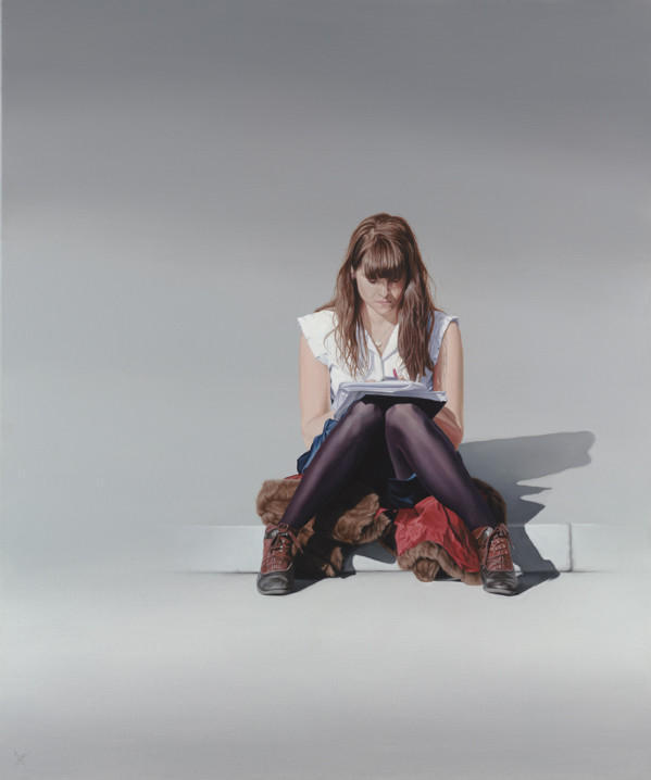 Red Satin, 91.5 x 81cm, Oil on Linen. SOLD