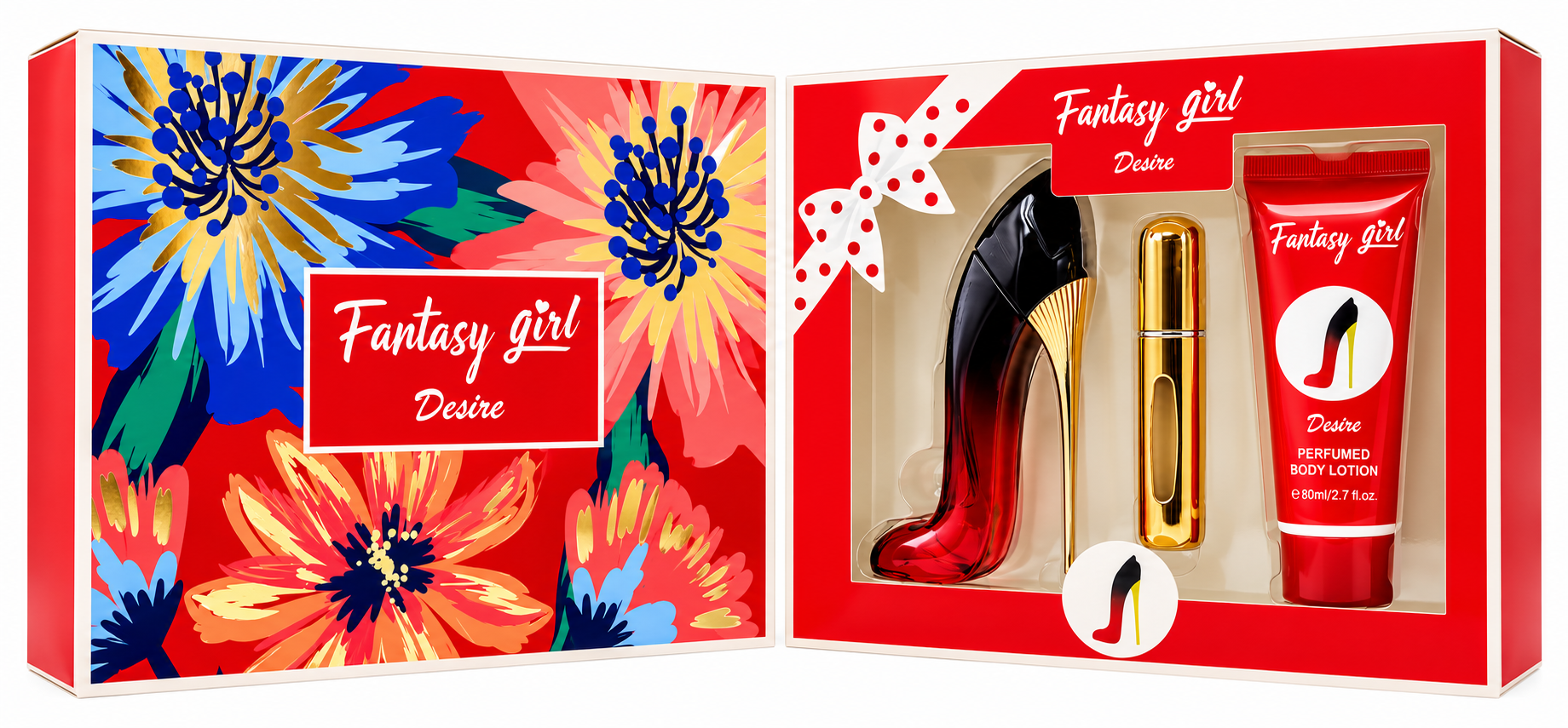 FANTASY GIRL DESIRE
3PC SET FOR WOMEN
12 SETS/CASE