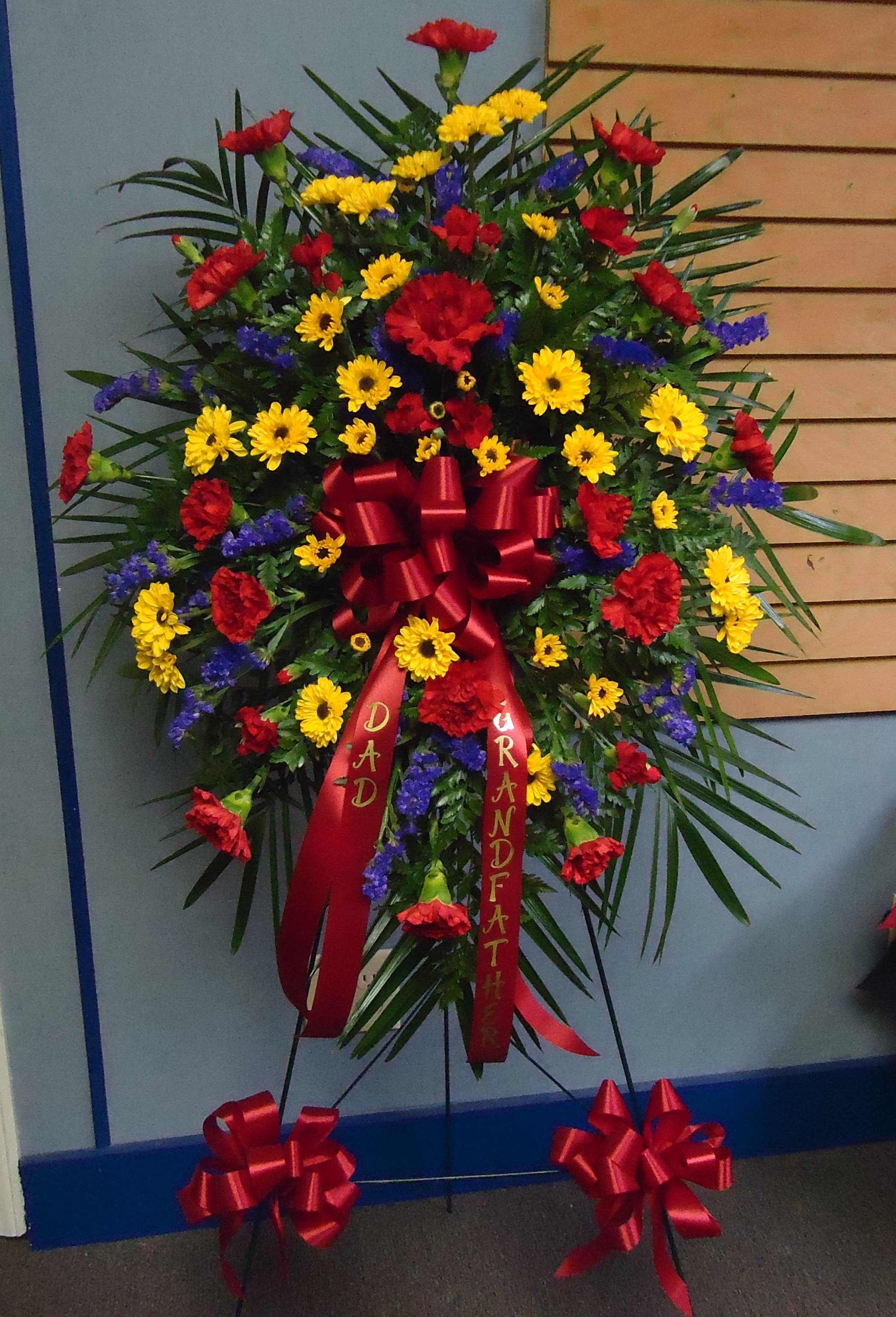 (10) "Fresh" Standing Spray
(Mix Colors)
$225.00