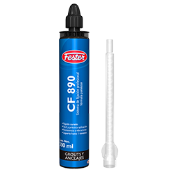 El sistema de anclaje químico Fester CF 890 es una resina poliéster de última generación ideal para anclar cargas pesadas a elementos difíciles de construcción tales como: roca, concreto, block (bloque) y materiales porosos.

 