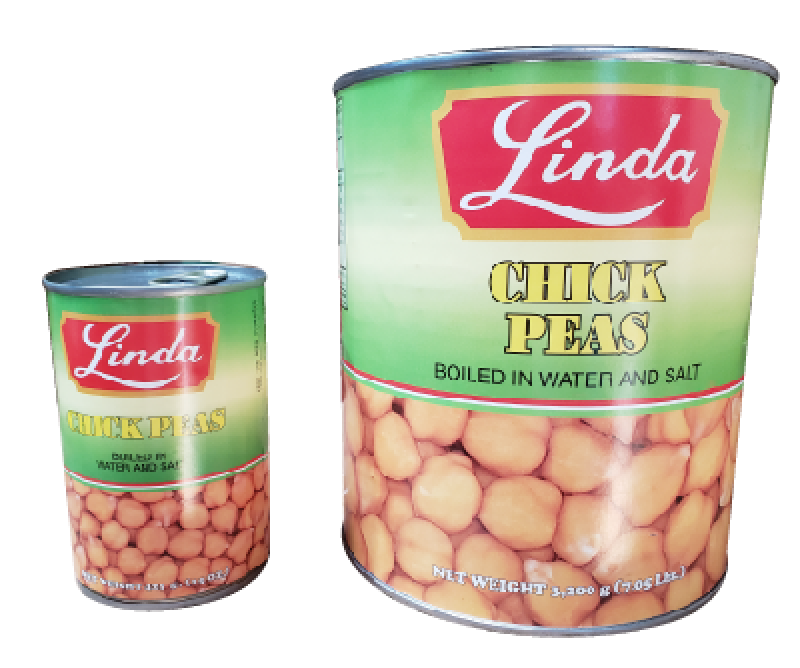 Garbanzos Linda 24/15 onz y 6/3 k
Códigos: 652 y 2577