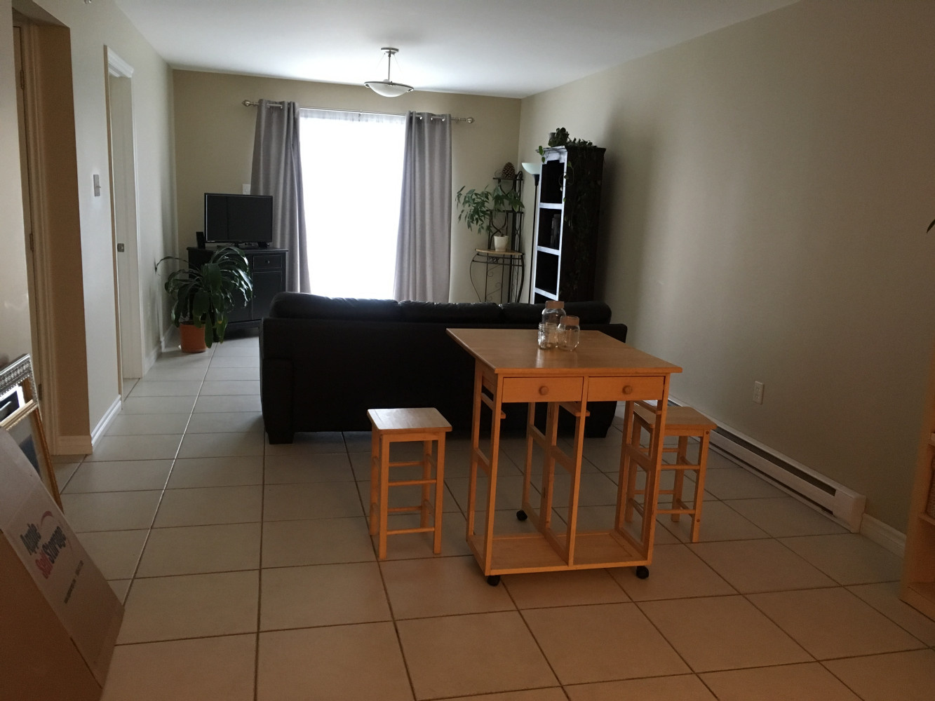 Kitchen looking into dining room