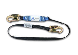 LÍNEA DE VIDA CON  AMORTIGUADOR 1.80 M PLANO