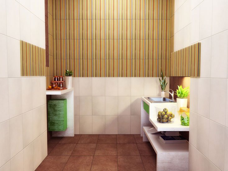 AQUARELLE NAPLES IVORY 
Medidas: 25X50 cm