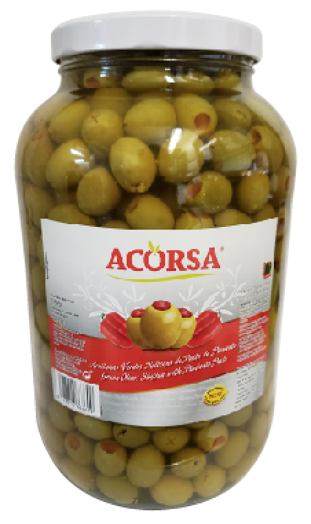 Aceituna Verde rellena c/pimientos 4/1 Gl
Código: 10330