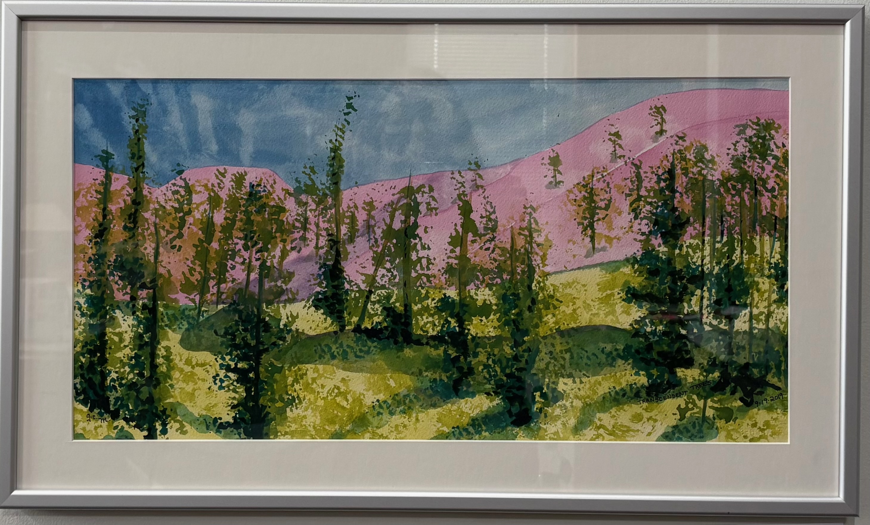 Transcendent Trees
Watercolor
21" X 10.5"
$425.