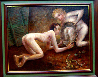 Narcissus
Artist: William Girard
Oil on canvas in cropped frame