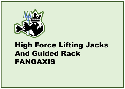Fangtooth Neptune and Fangtooth Triton High Force Lifting Jacks, Fangtooth Rack Driven Lifts, Screw Jack Combikits Fangtooth Neptune and Fangtooth Triton High Force Lifting Jacks, Fangtooth Rack Driven Lifts, Screw Jack Combikits