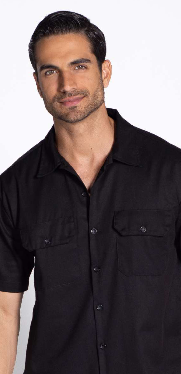 CAMISA DE TRABAJO MANGA CORTA ESTILO 6500 PLAYERYTEES CABALLERO Y DAMA