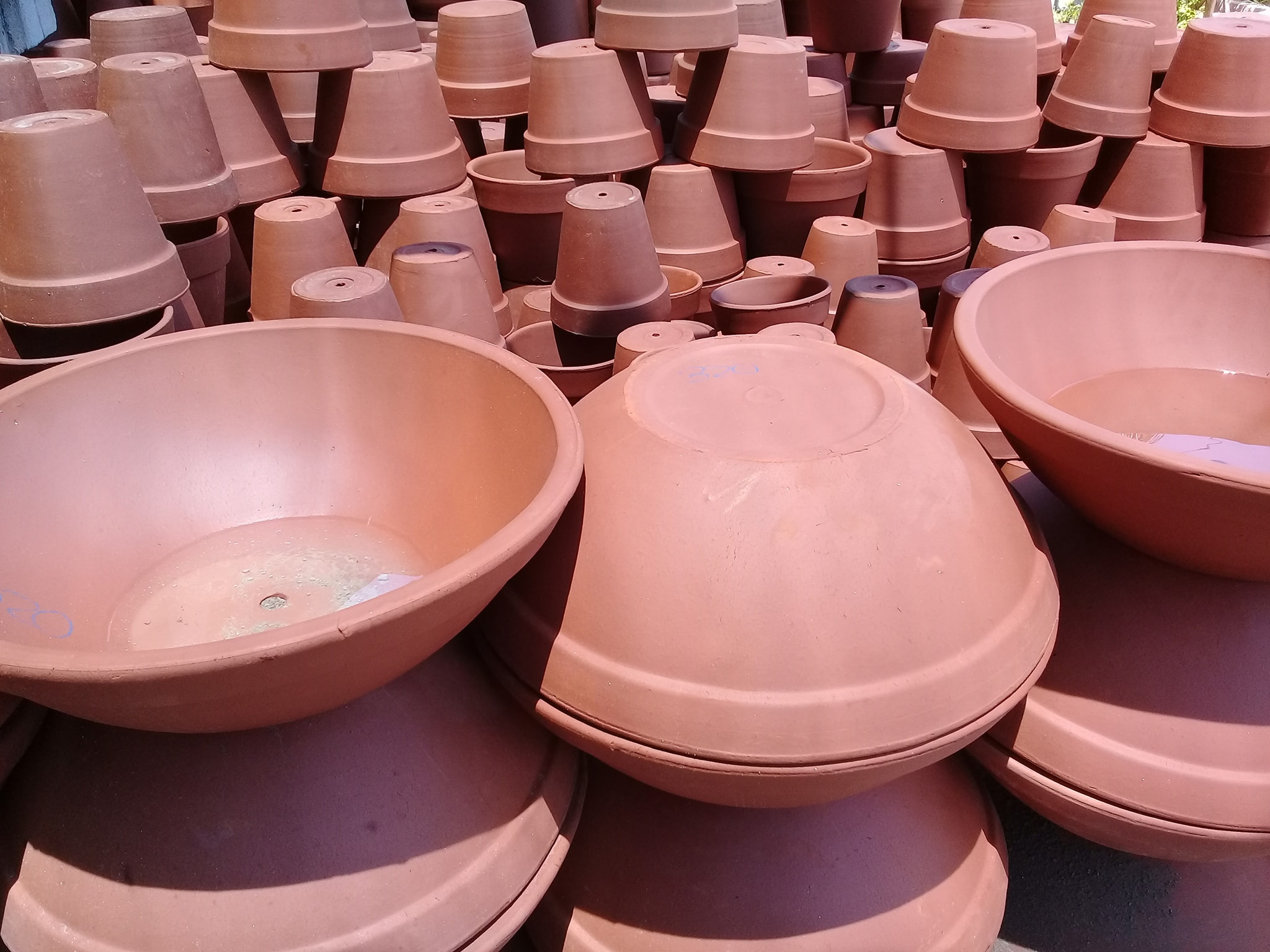 Macetas de barro