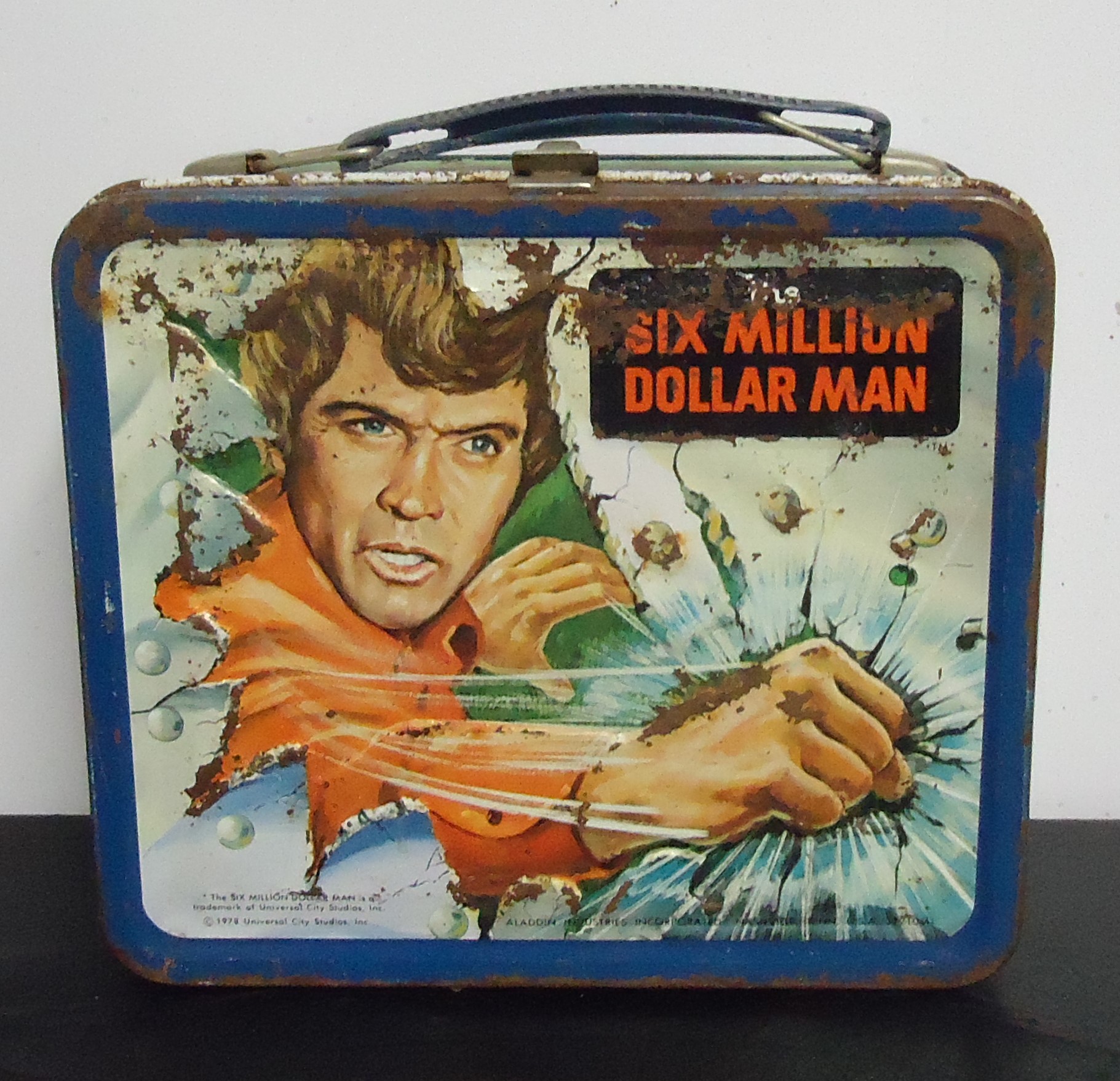 (4C) "Six Million Dollar Man"
Metal Lunch Box W/ No Thermos
$30.00