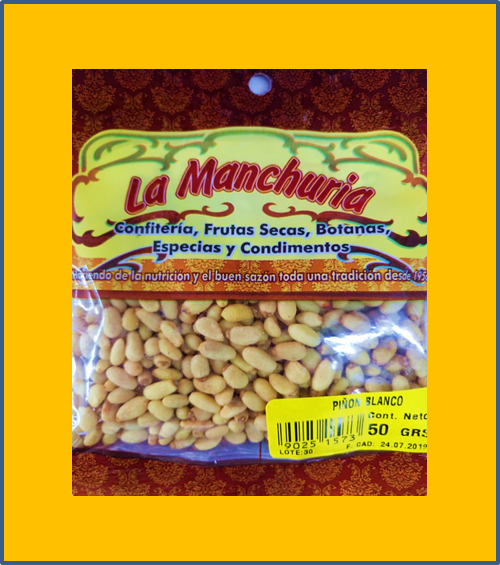 PIÑÓN BLANCO
50 Y 100 GRS