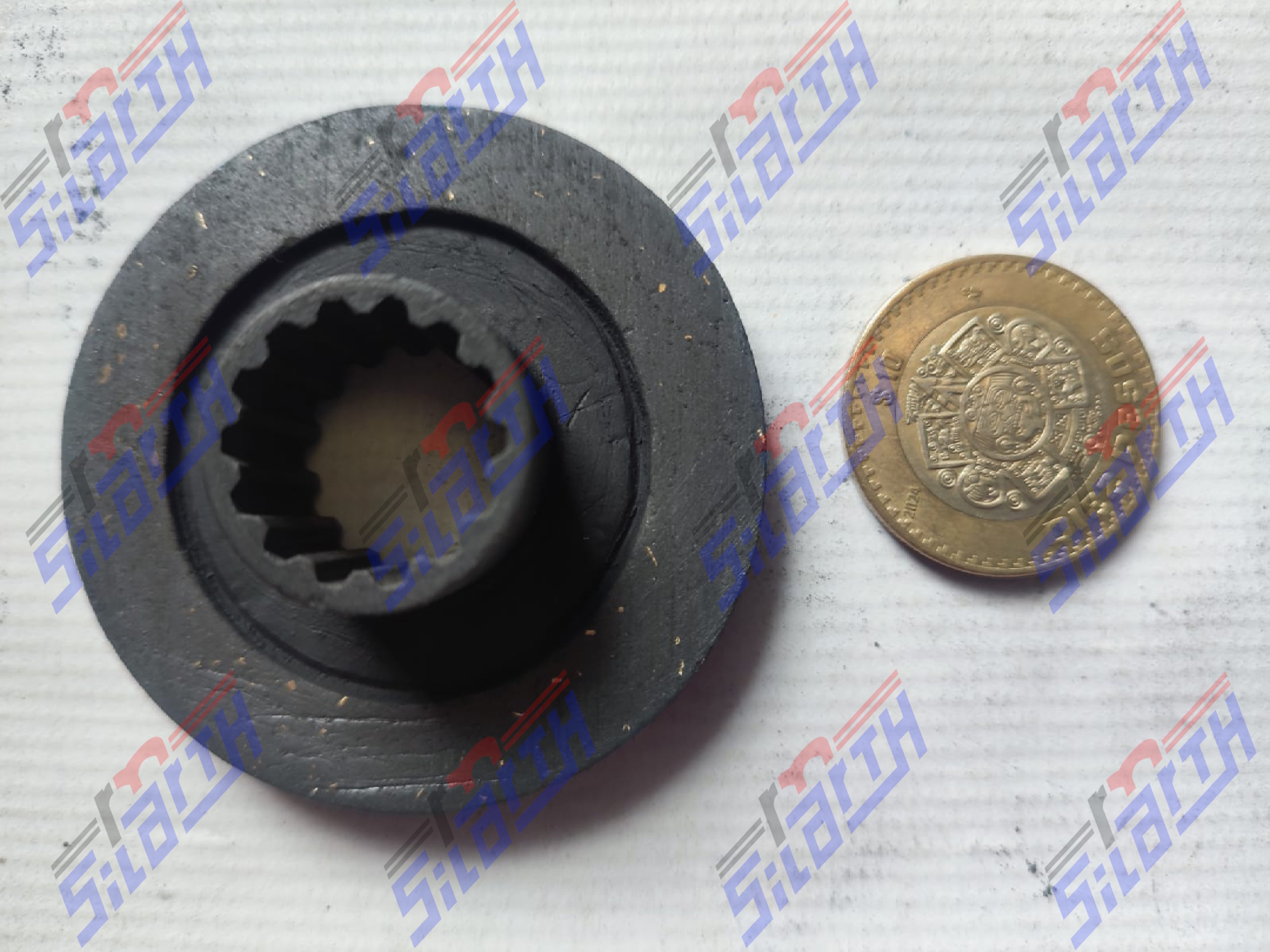 DISCO FRENO DE GRUA  NYL 14DI  2.350" D. E. NO FERROSO