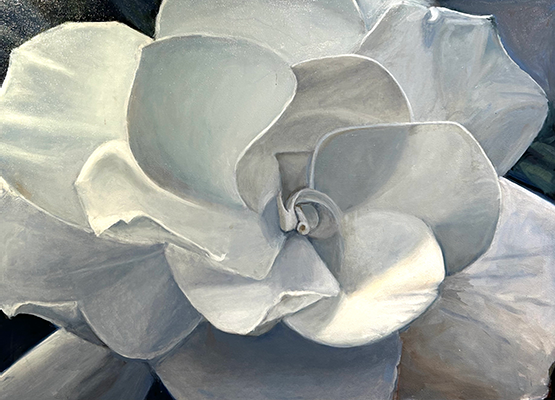 Painting of gardenia