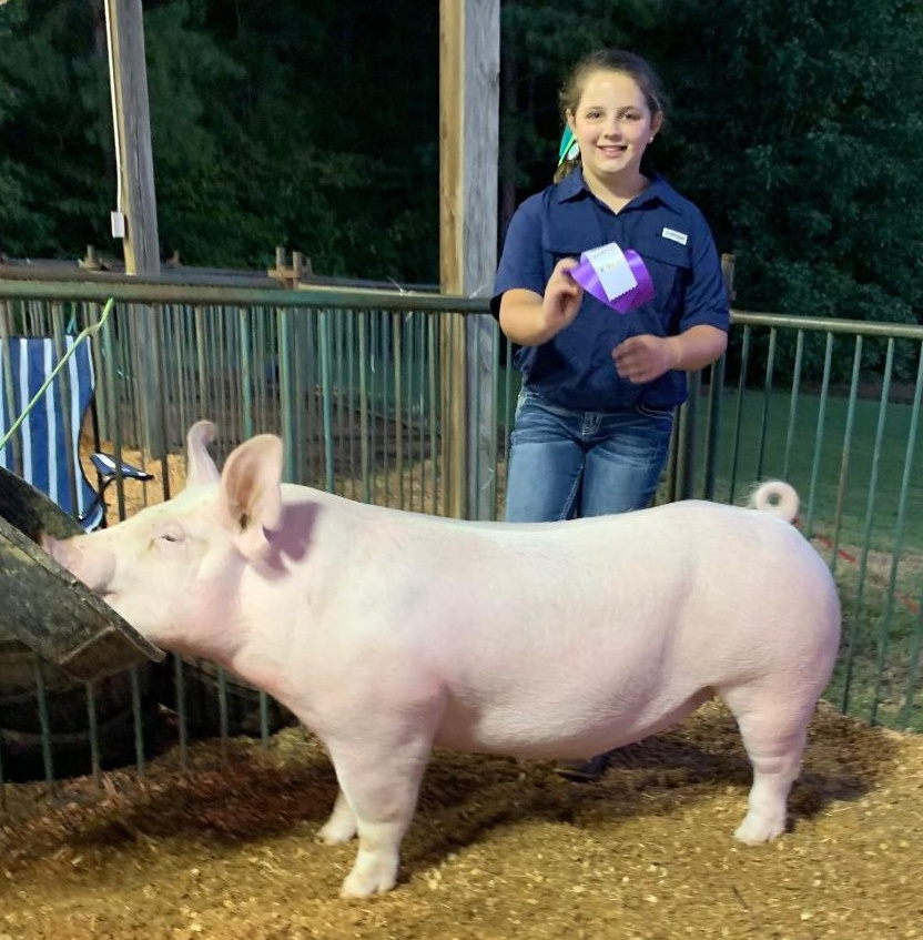 Ann Thomas Lowery
2019 Decatur County Fair
Champion Yorkshire Gilt