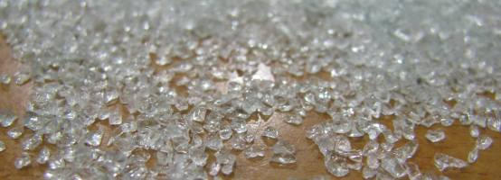 Vidrio filtrante ECO-VID. Granulometría 0.6 - 1.2 mm.