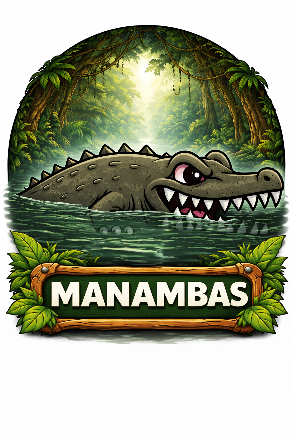 Manambas the crocodile