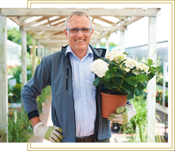 Mature florist