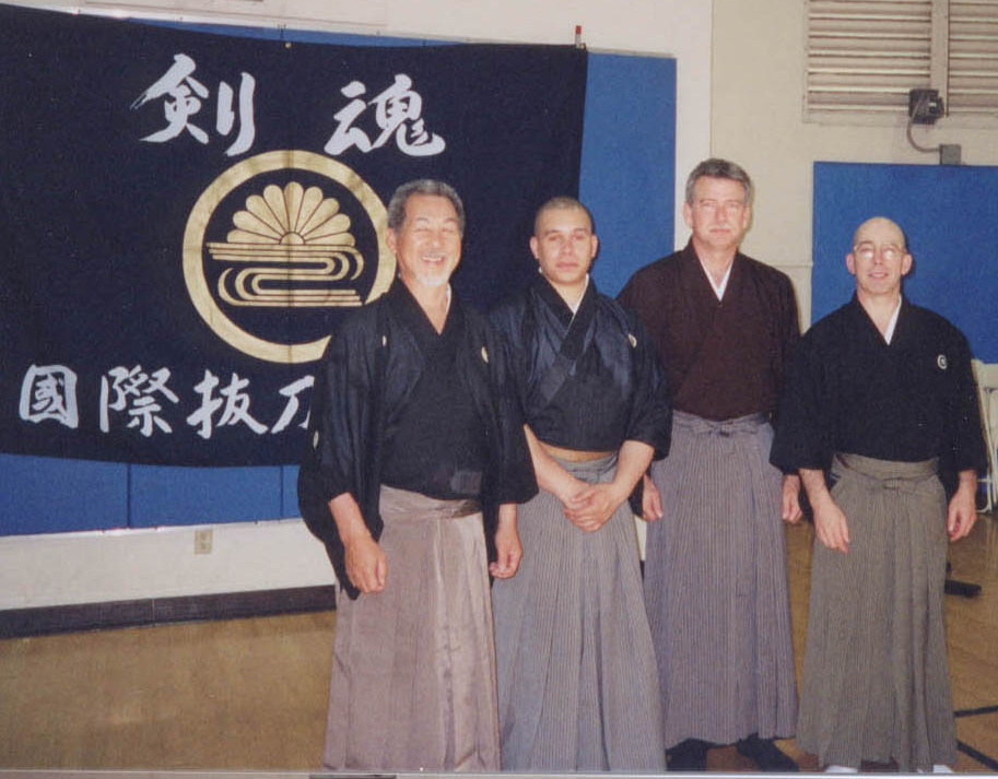 Suzuki Kunio Sensei, Roberto Siqueira, Carl McClafferty, Guy Power.