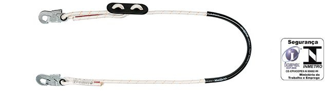 Talabarte em corda c/ reg. de distância
polímero