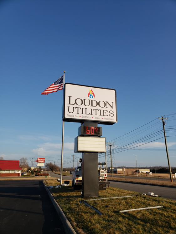 Loudon Utilities Signage