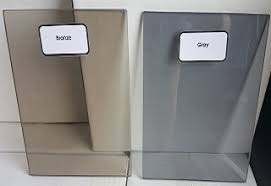 Glass Pattern: Grey Glass and Bronze glass (thickness availability and application may vary)