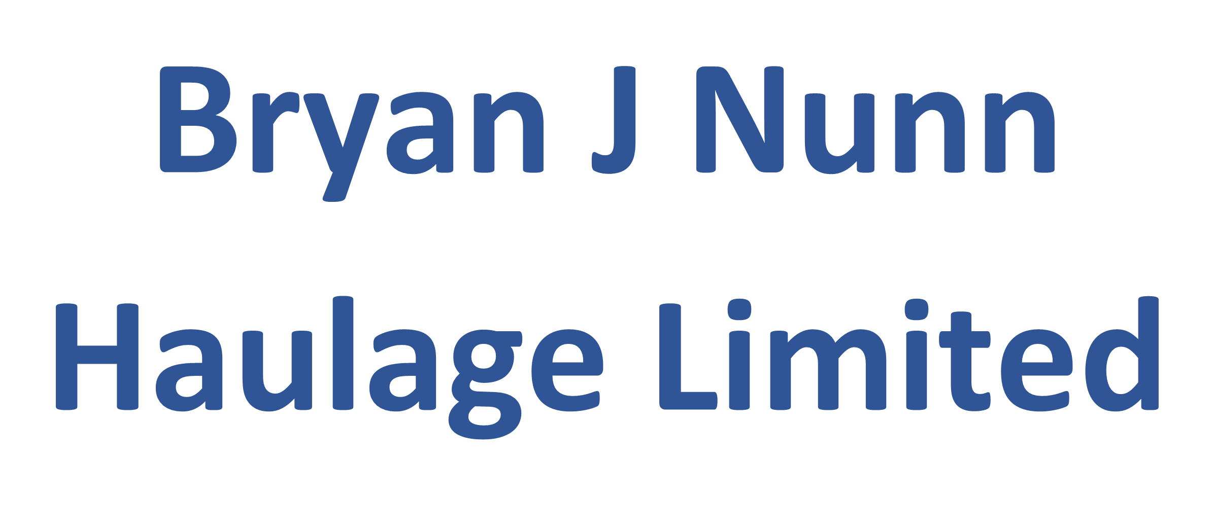 Bryan J Nunn Haulage Limited