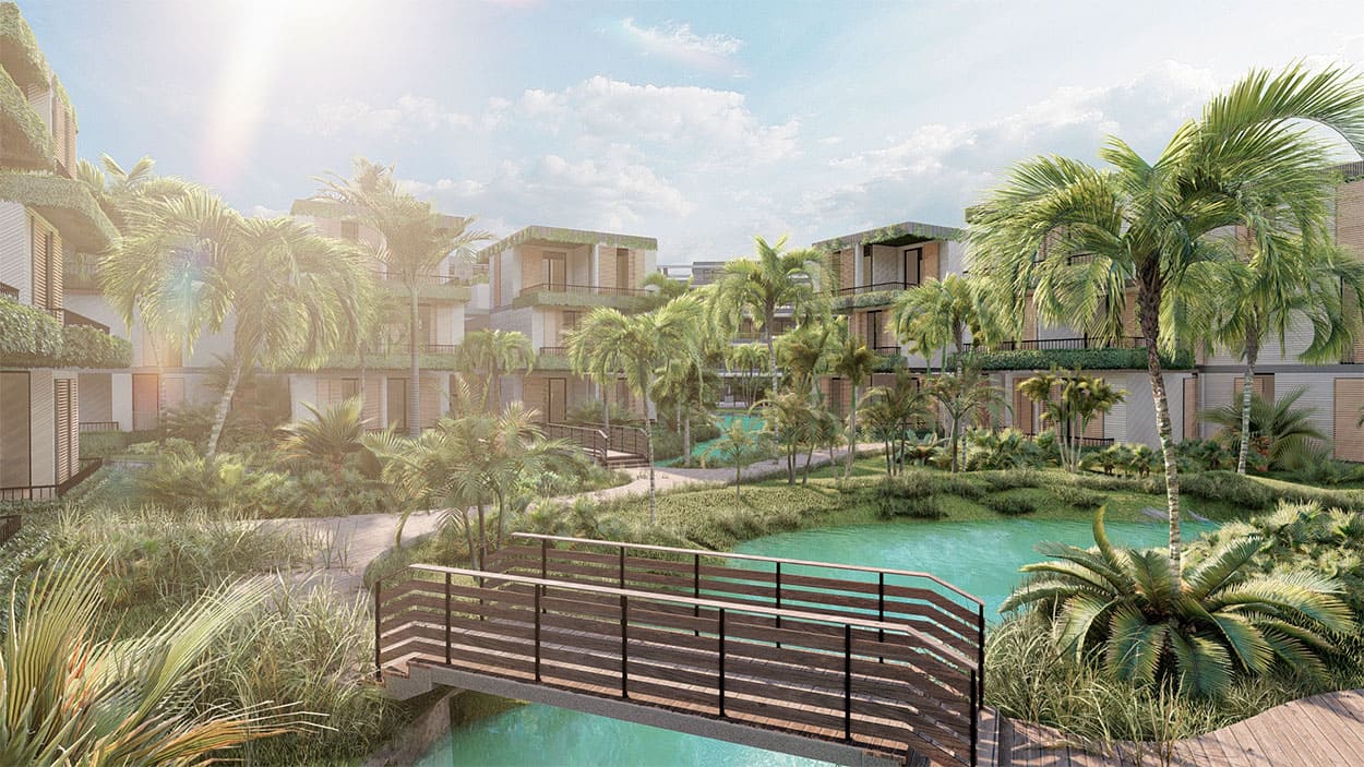 Con un total de 540 apartamentos de 1, 2 y 3 habitaciones y 16 piscinas.