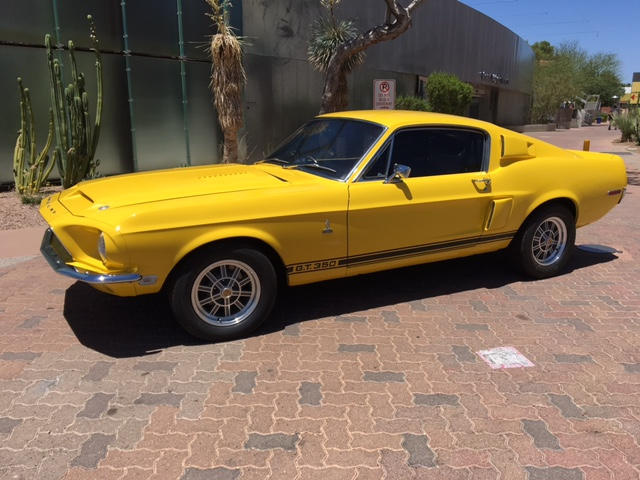 Triple Yellow RHD SHELBY 1968