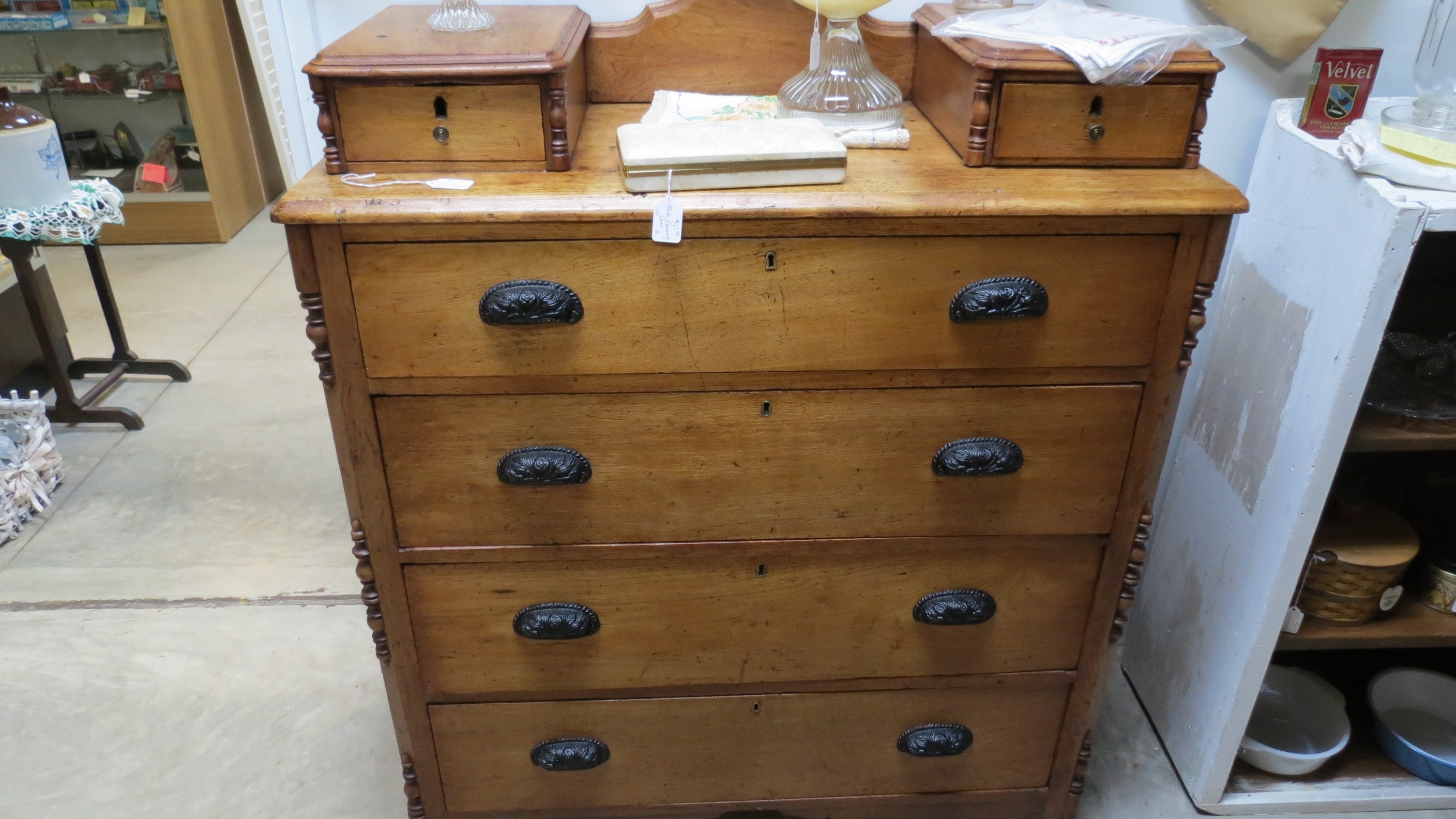 1800s Butternut Wood Dresser