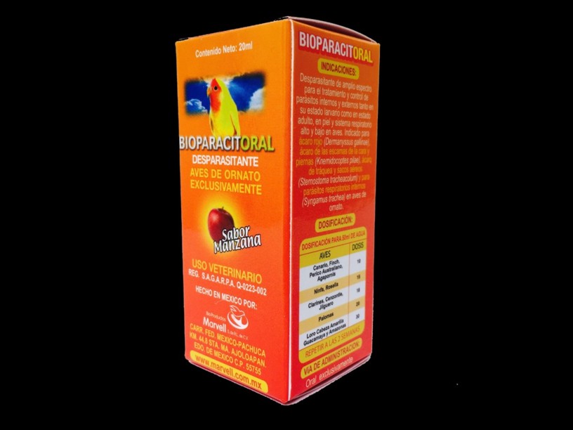 MARV601 BIOPARACIT ORAL 
(DESPARASITANTE) 20 ML