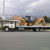 Man and woman riding bikes