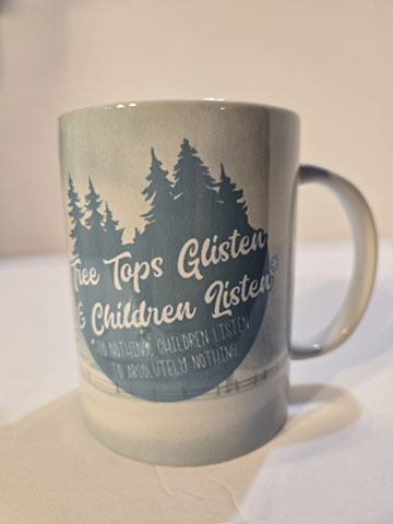 15oz ceramic mug featuring a children don't listen design
