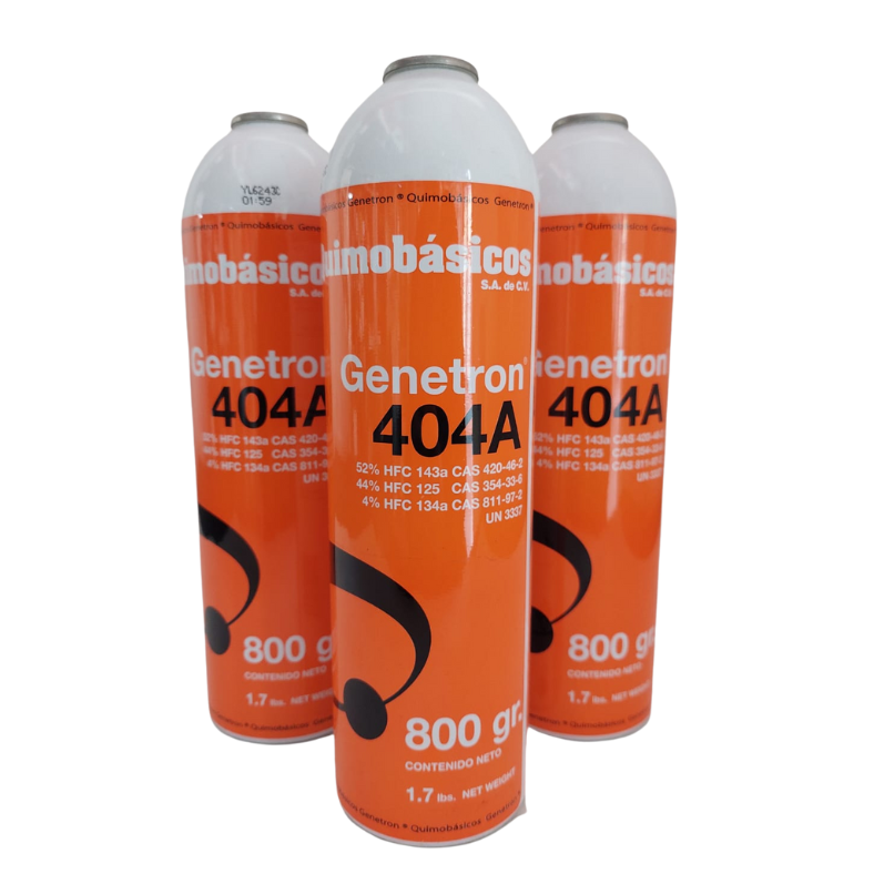 Gas refrigerante 404a
Genetron
1 kilo