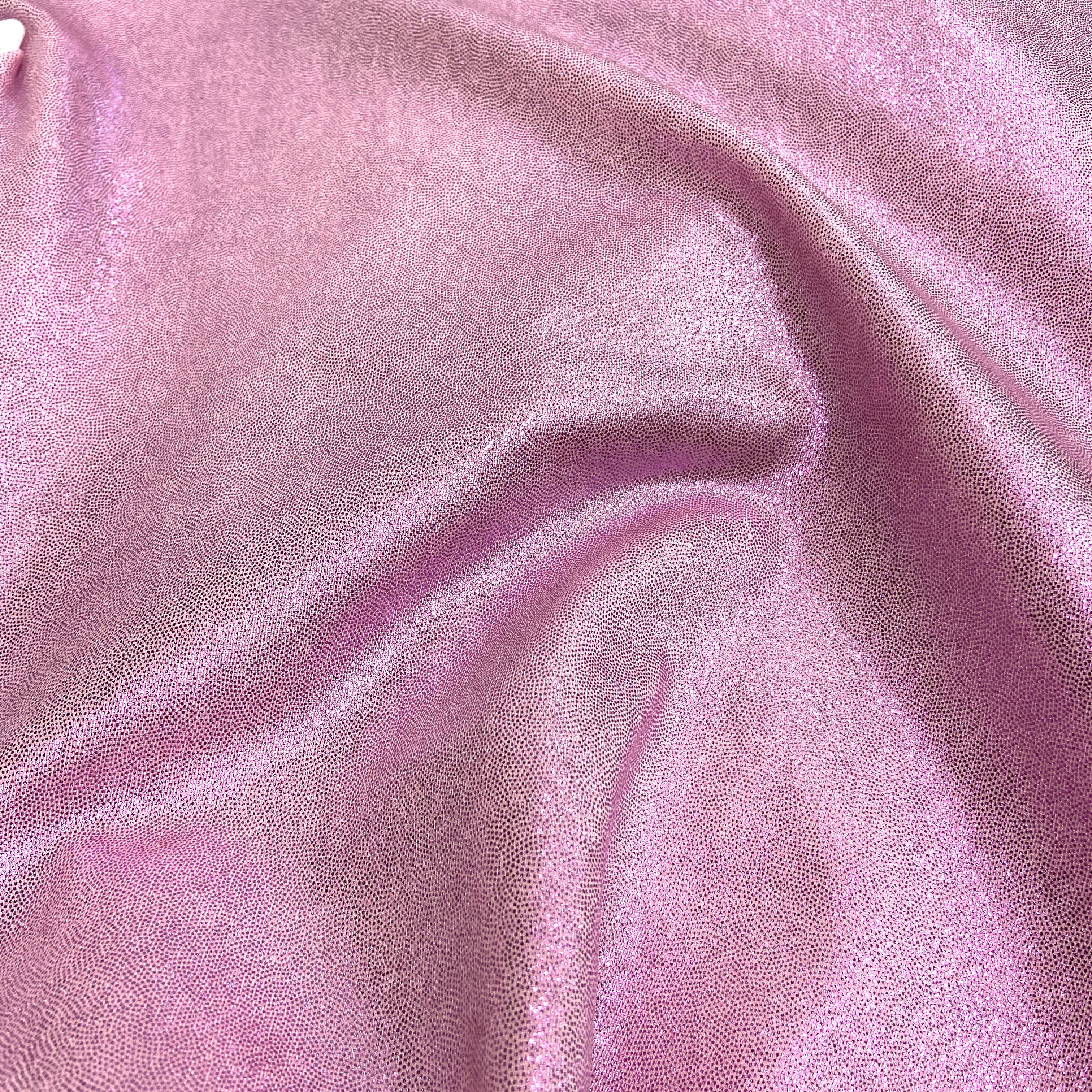 Pink on white shimmer frost