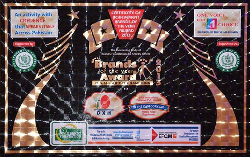 Brands Of The Year Award 2013
