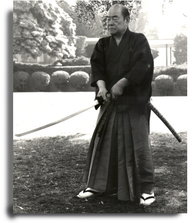 Nakamura sensei during a visit to Los Angeles, Ca. (1993). (Photo courtesy Dragon Associates.)