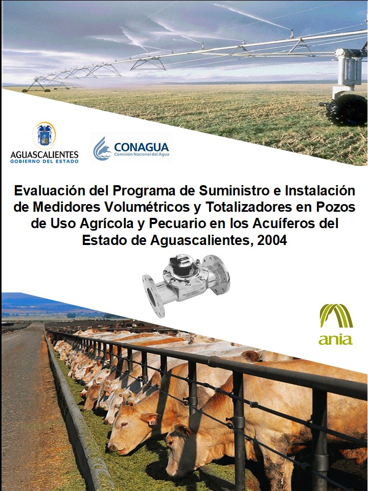 Evaluación del Programa de Suministro e Instalación de Medidores Volumétricos y Totalizadores en Pozos de Uso Agrícola y Pecuario en los Acuíferos del Estado de Aguascalientes, 2004