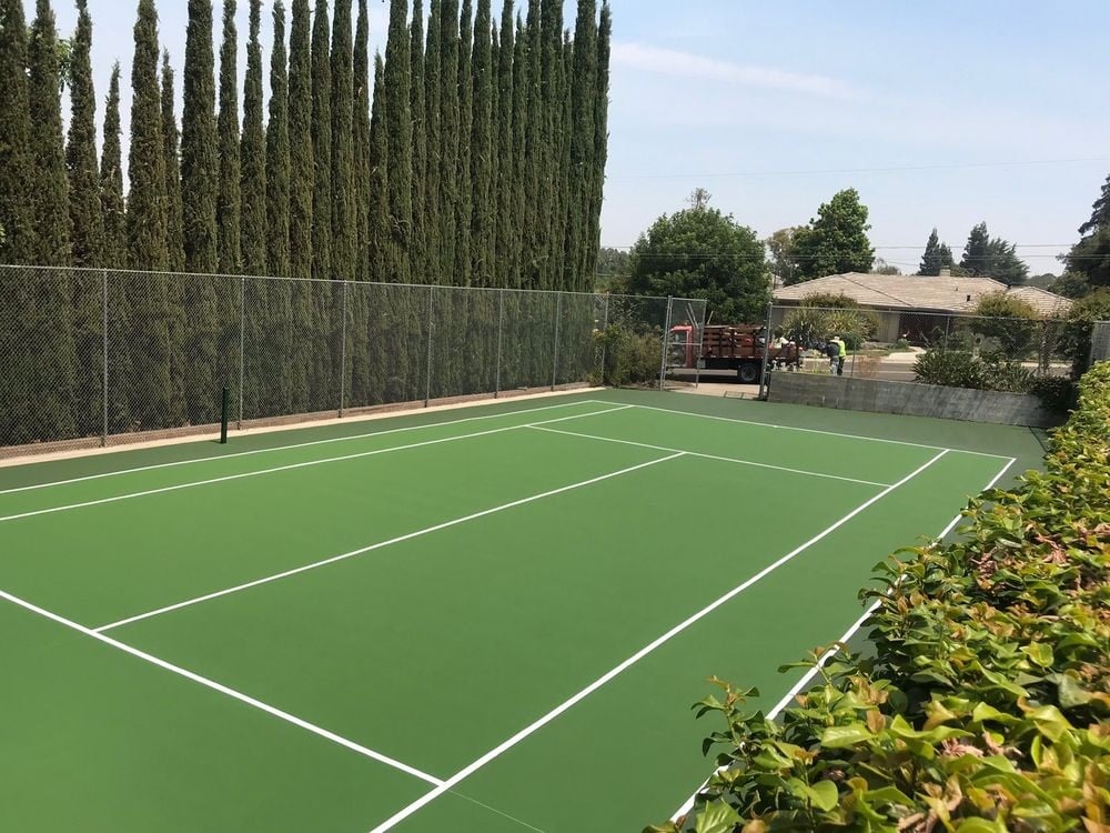Tennis Court After