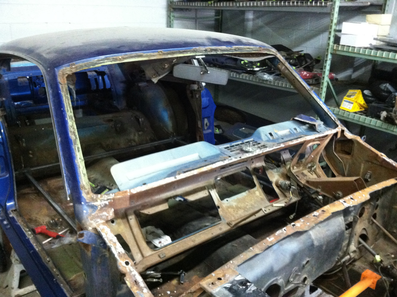 Had to remove the upper and lower cowl