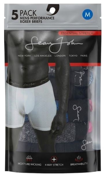 SJM8075
5PK SEAN JOHN MENS BOXER BRIEFS
UPC 636458458959
MIX SIZE 1221
24 CS/PK