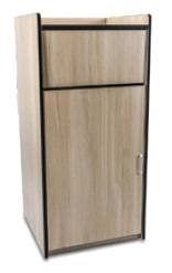 PORTABASURERO
DE  MADERA