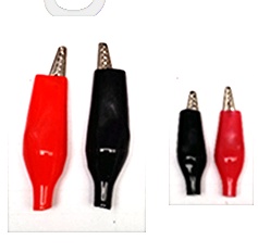 Par Caiman Forrado Grande 
Negr/Rojo 50MM Cod-19473 
 Par Caiman Forrado Pequeño 
Negr/Rojo 35MM Cod-19474

