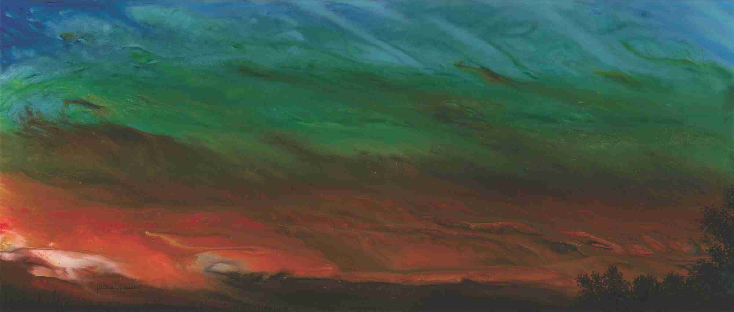 Técnica: Acrílico
Dimensión: 50 x 122 cms.