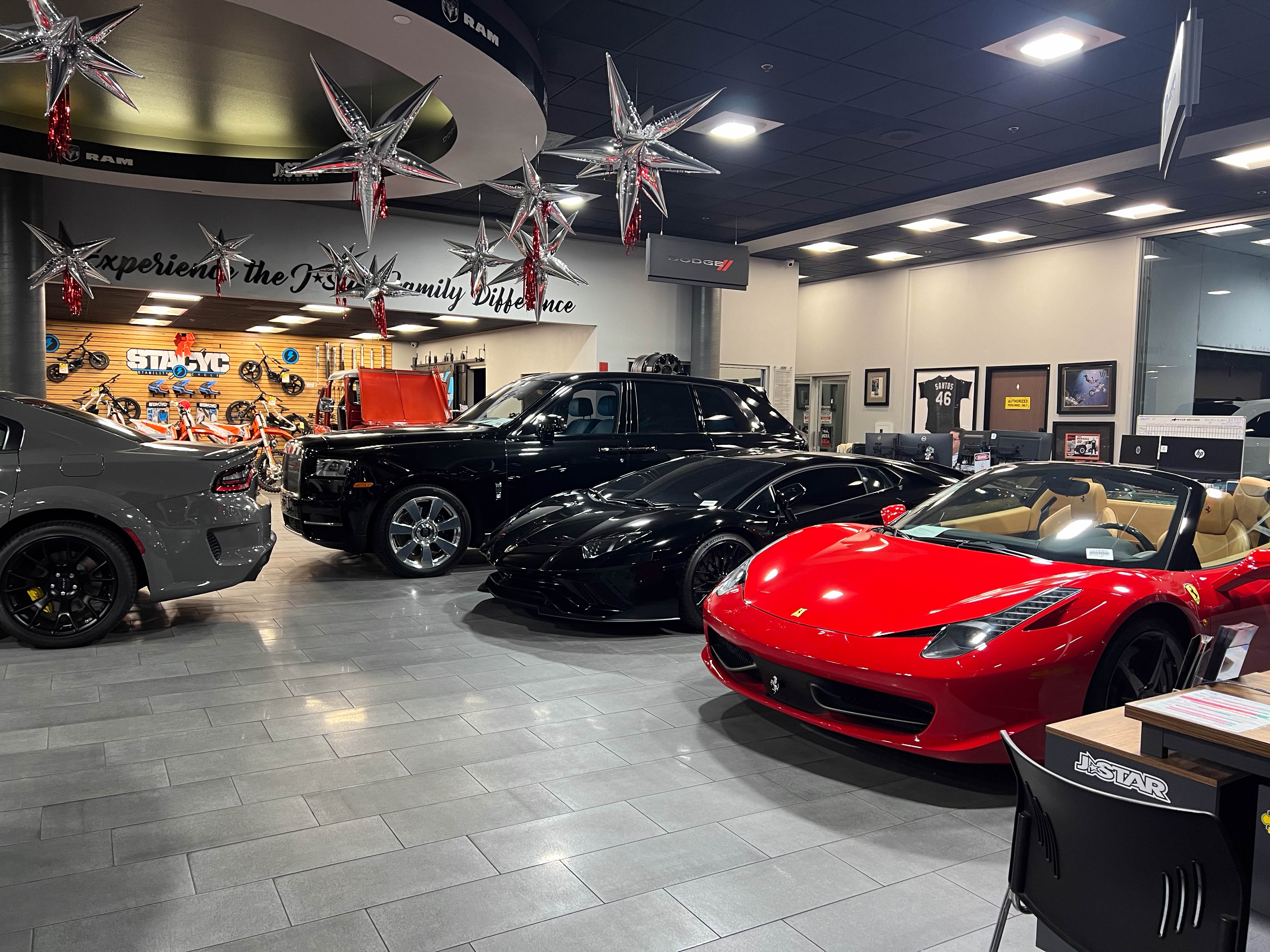 Or one of these? When you get near LA, the cars get very fancy.