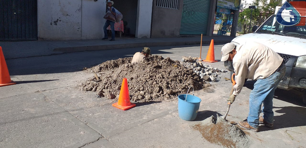 REPARACIÓN DE TUBERÍA DE DRENAJE EN CALLE CIPRÉS, COL. AVIACIÓN 1a. SECC