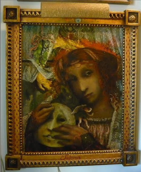 St.Salome
Oil painting on wood panel. 16 x 20 inches
Artist: William Girard.
Formerly collection of Allen Abramson