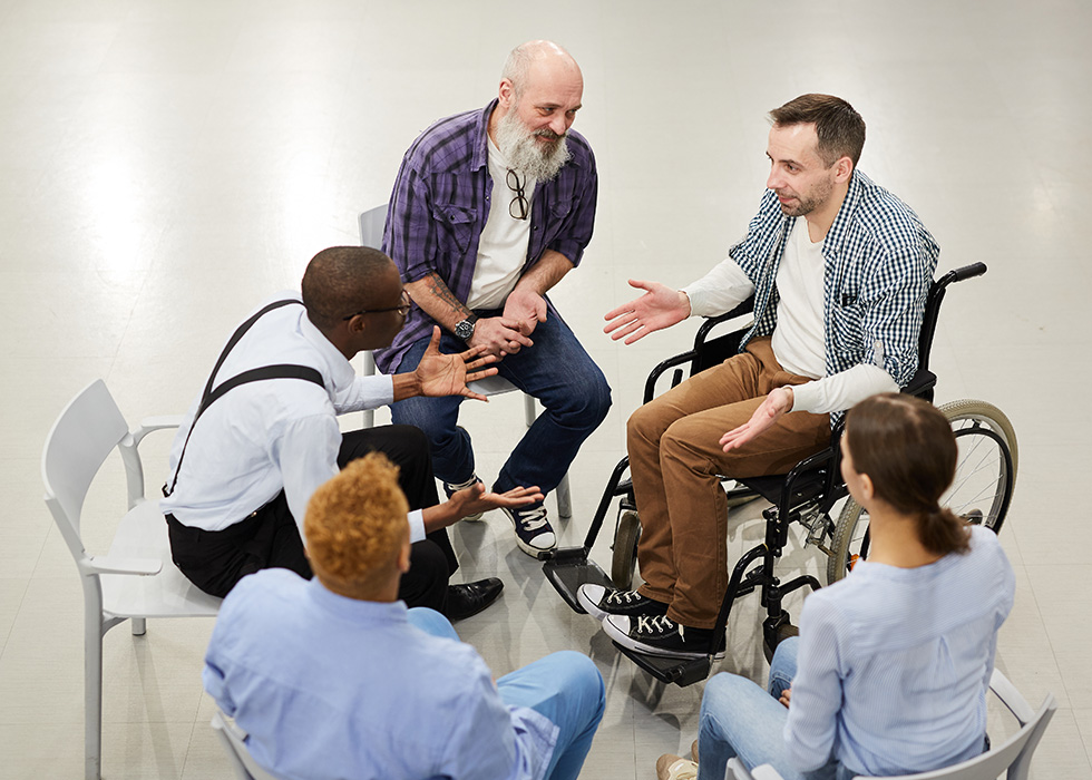 Group During Therapy Session