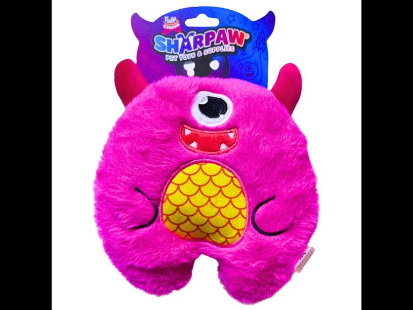 SP-7896 FUFFLY CHUM PELUCHE
 MONSTER PINK
