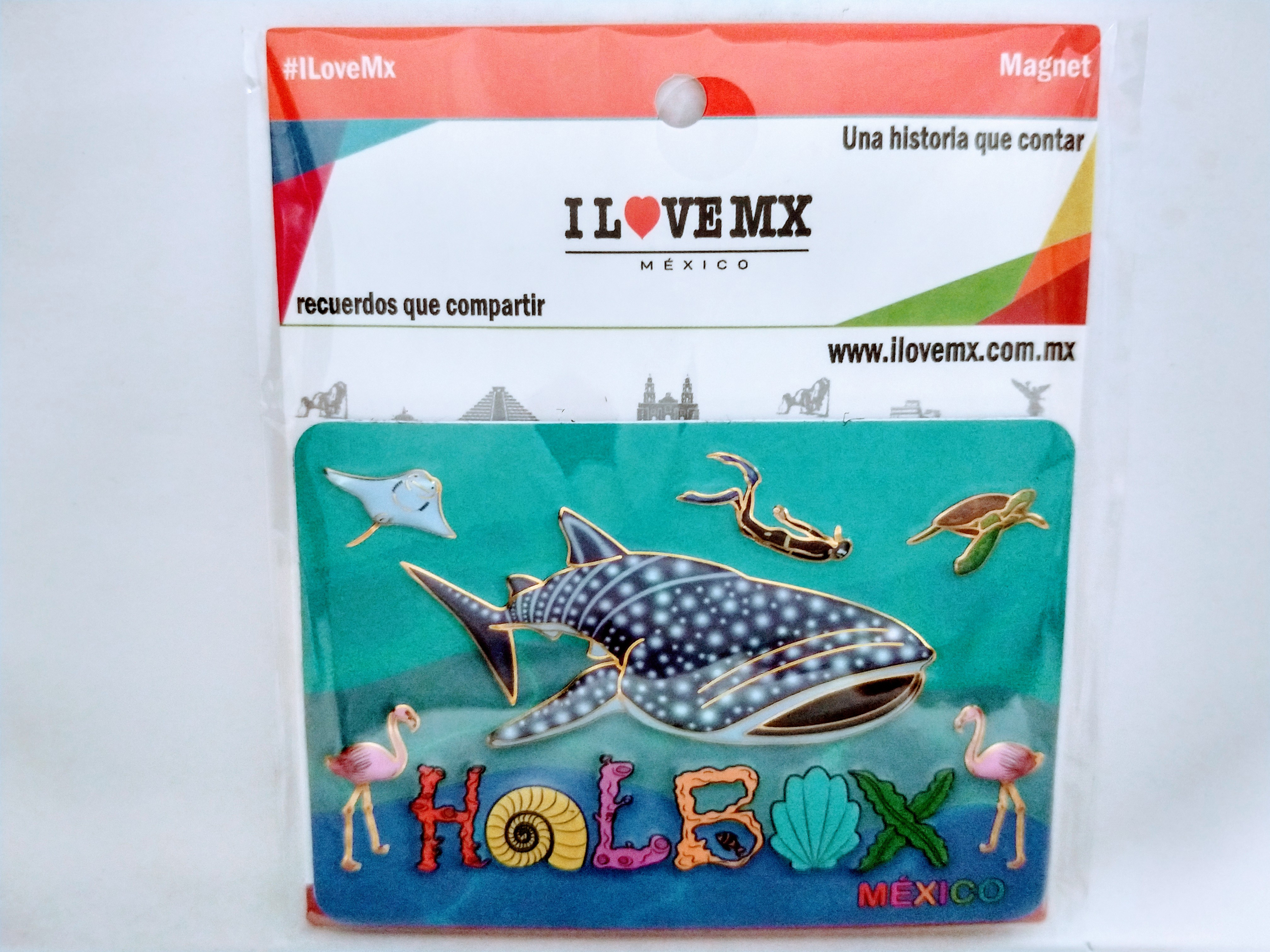 IMÁN RESALTADO HOLBOX
8cm Ancho
5.5cm Alto